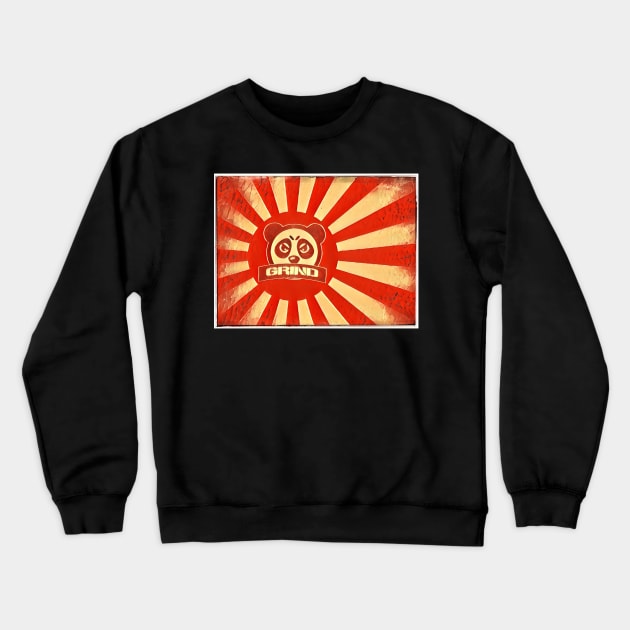 Grind Surf n Skate Logo Japan Crewneck Sweatshirt by Digz